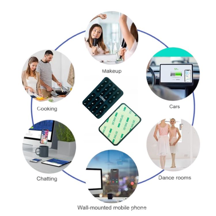 Silicone Suction Phone Adhesive Mount for Selfies Videos 2