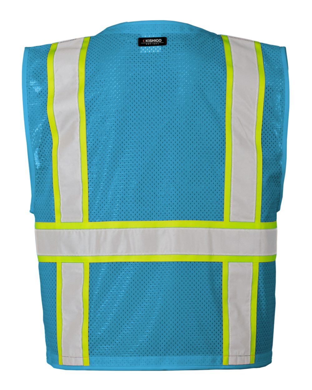 Unisex EV Series® Enhanced Visibility Multi-Pocket Mesh Vest - B100-111 4