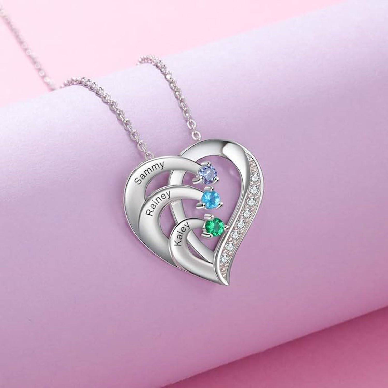 Custom 925 Sterling Silver Mother Necklace 3