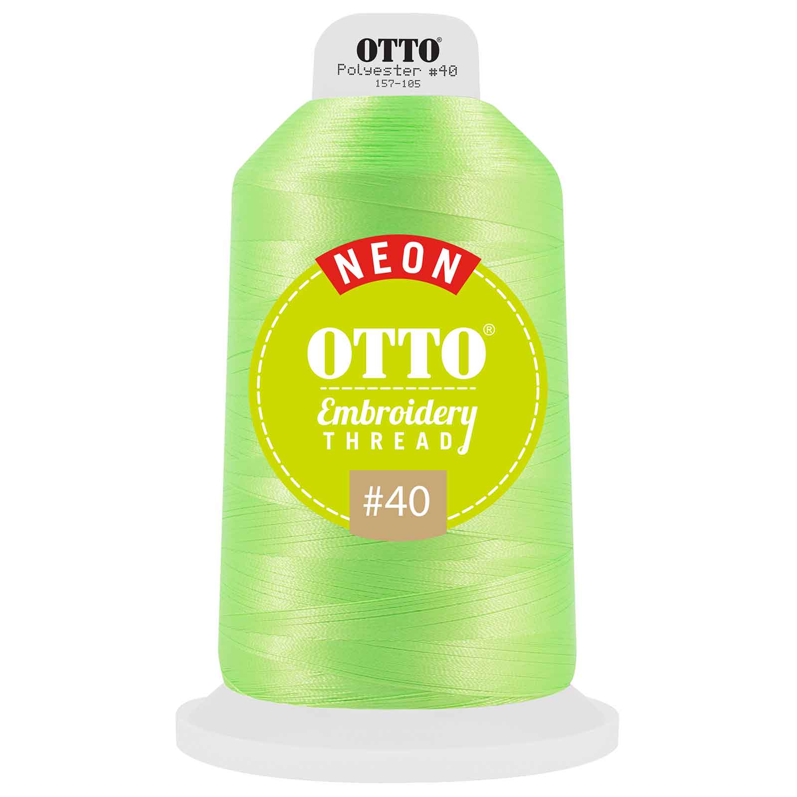 OTTO Embroidery Neon Thread #40 5,500 yd. King Cone 20