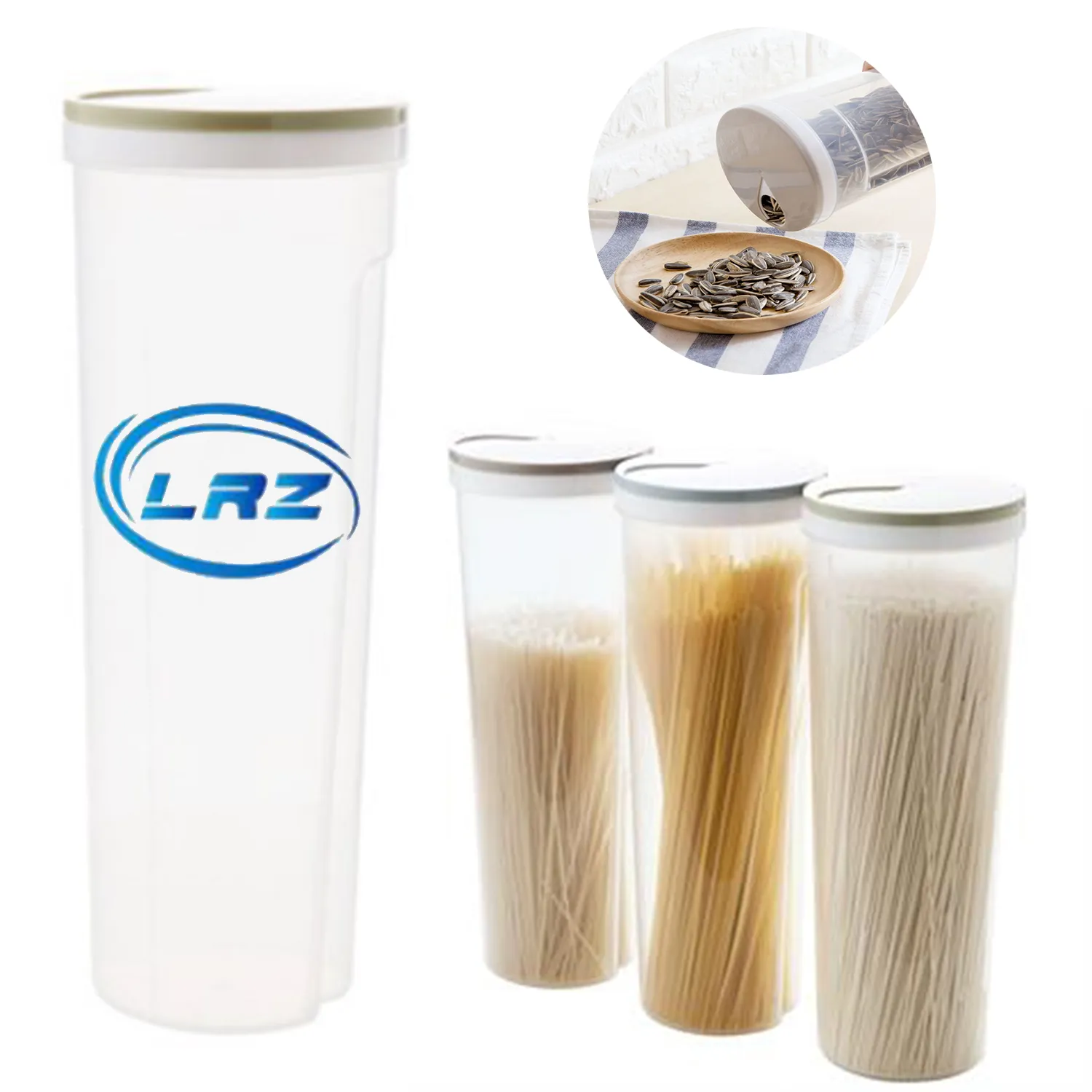 Spaghetti Crisper Grain Food Storage Box 1