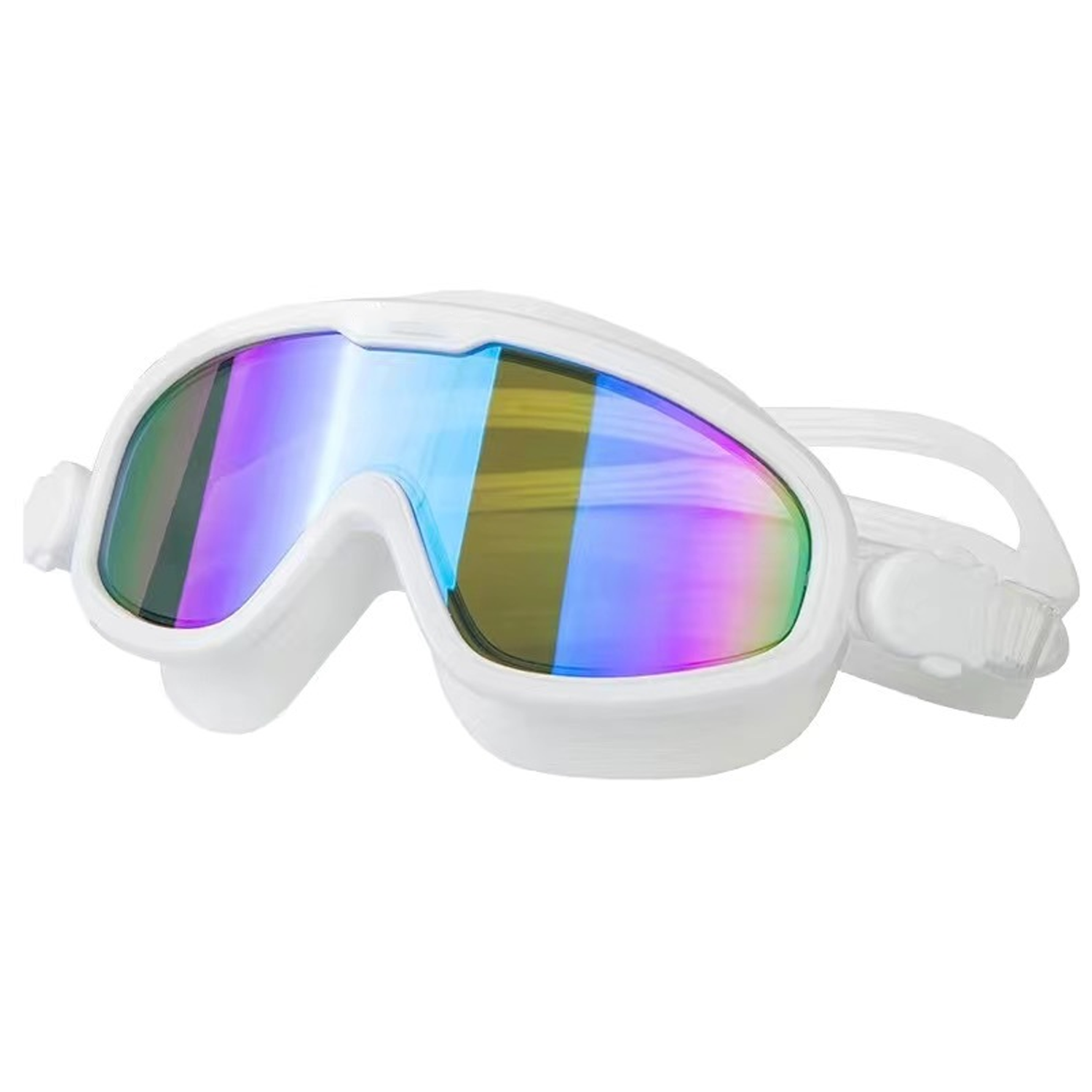 Anti-Fog Swimming Goggles—Adjustable Strap & Large-Frame 3