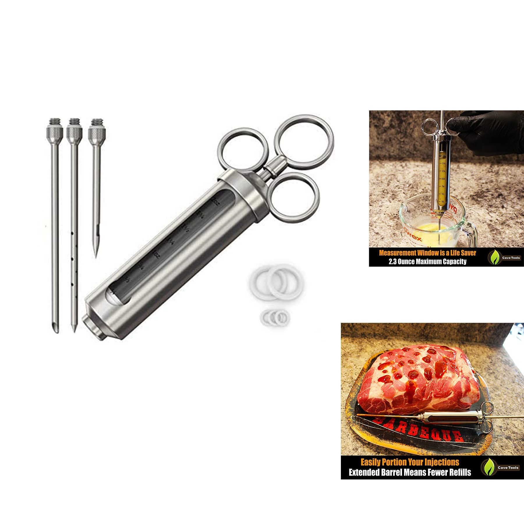 Stainless Steel Tenderizer Syringe kit 3