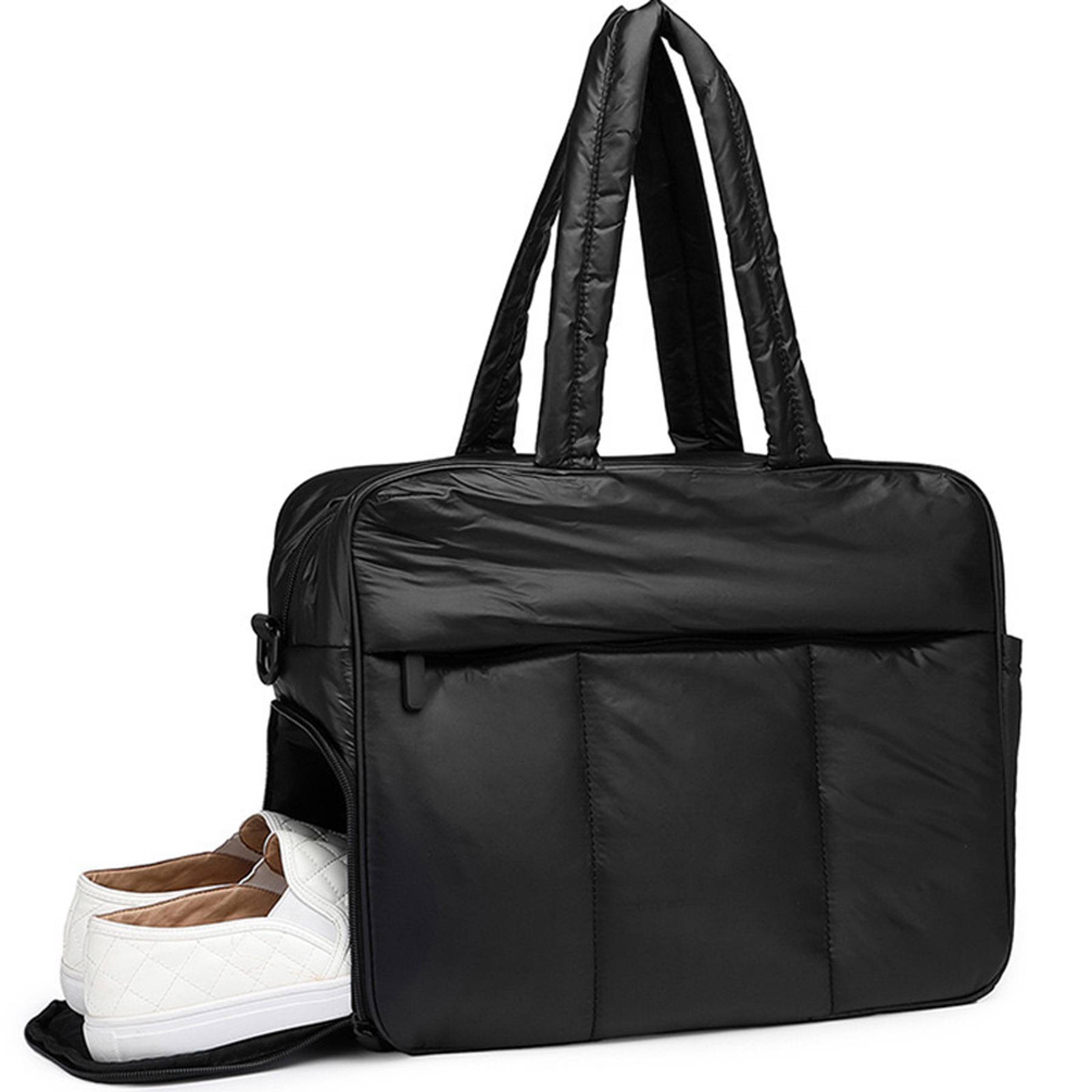 Luggage Duffel Tote Bag with Wet Pocket Shoe Compartment 5