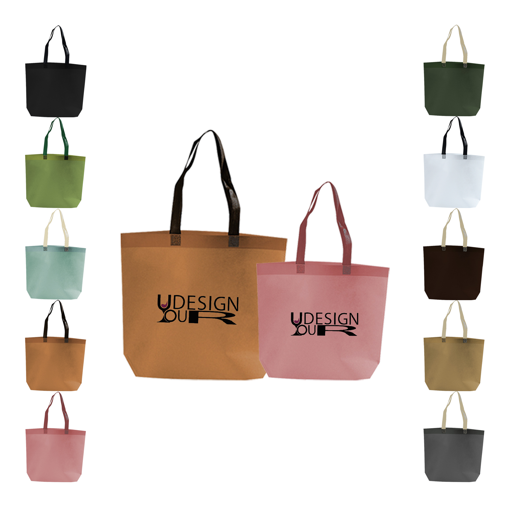 Reusable Shopping Totes Non-woven Fabric Bag 3