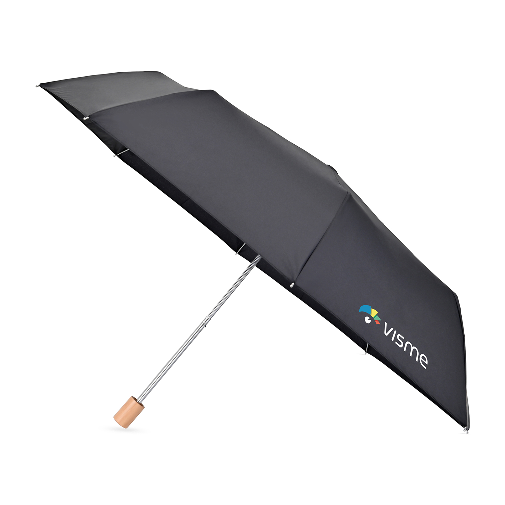 Elements 43" Recycled rPET Manual Folding Umbrella 11