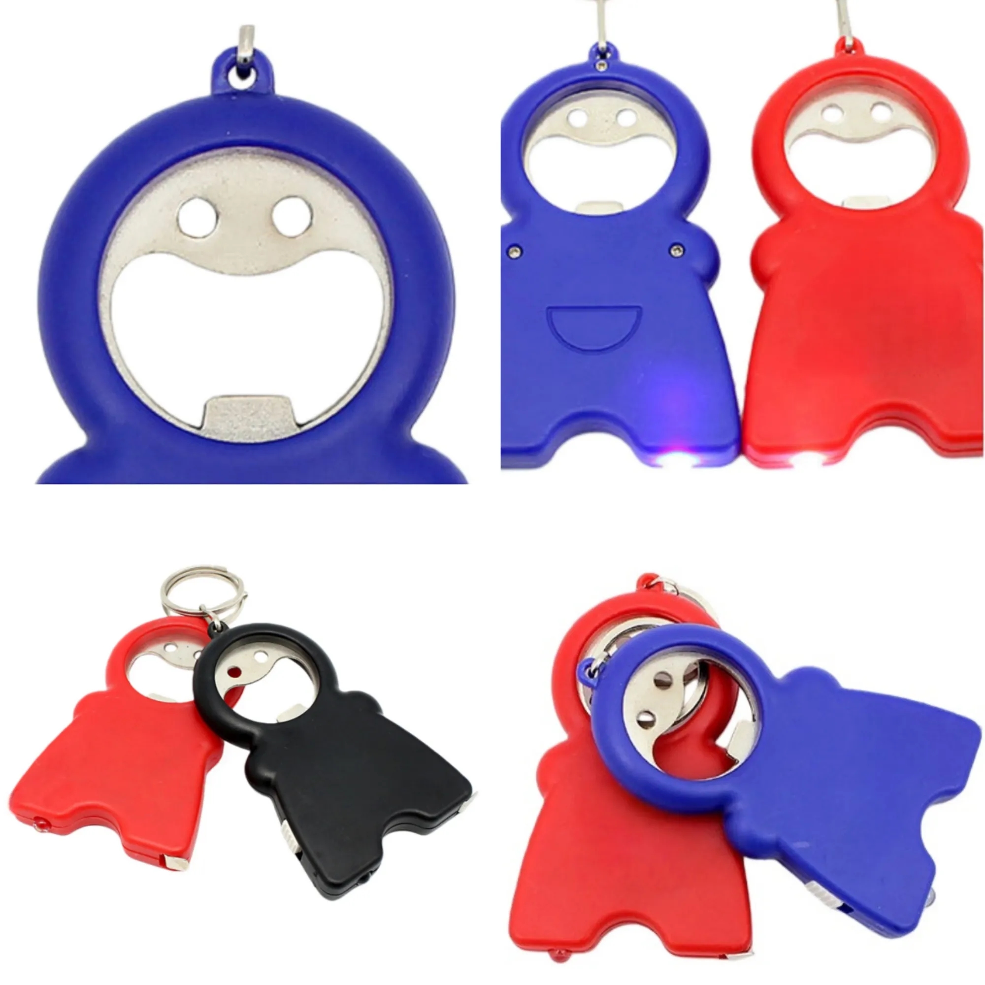Multifunction Bottle Opener Tape Measure Keychain 3