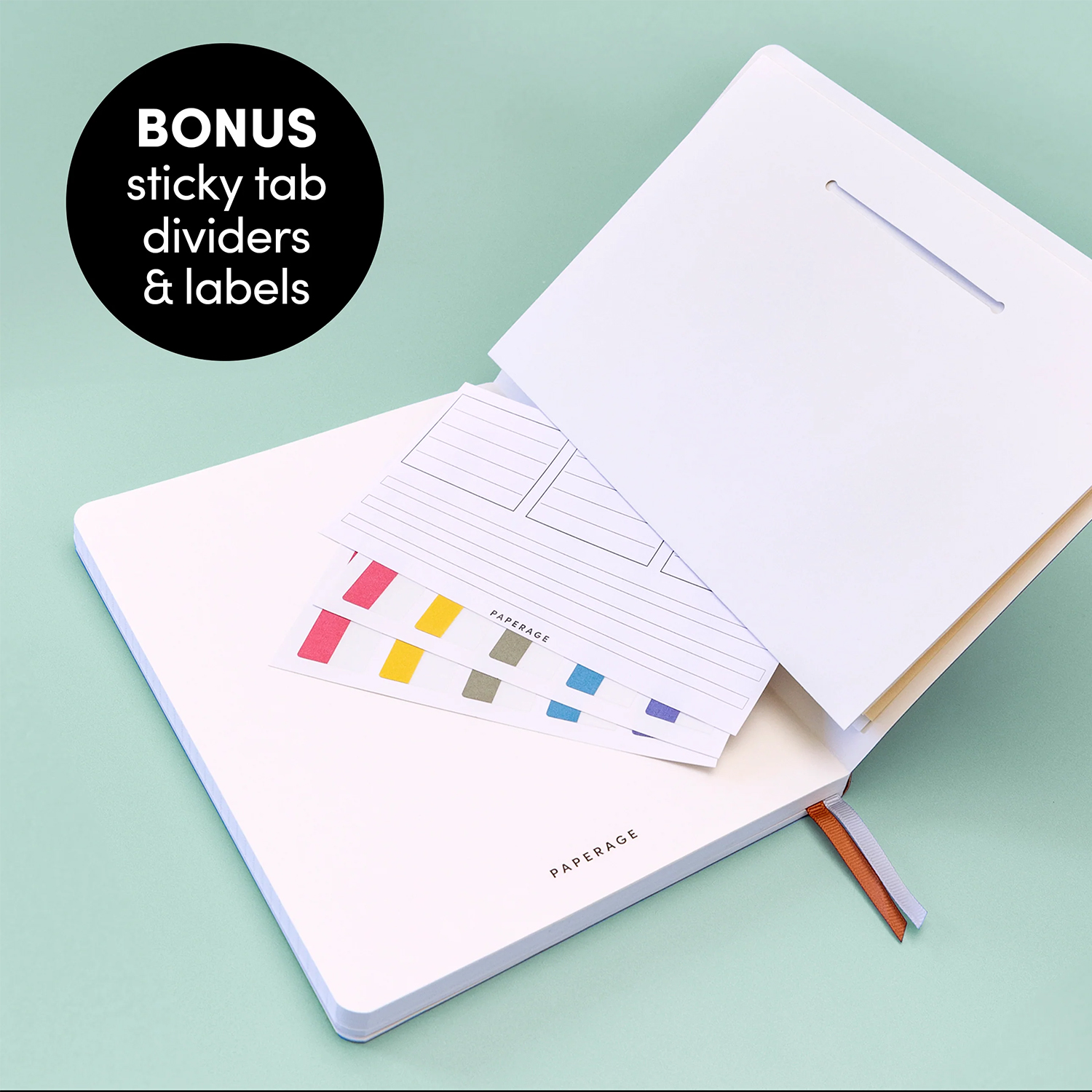 PAPERAGE® Softcover Large Lined Notebook with 176 Pages 4