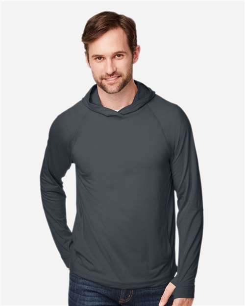 Unisex JAQ Stretch Performance Hooded Long Sleeve T-Shirt - NE105 36
