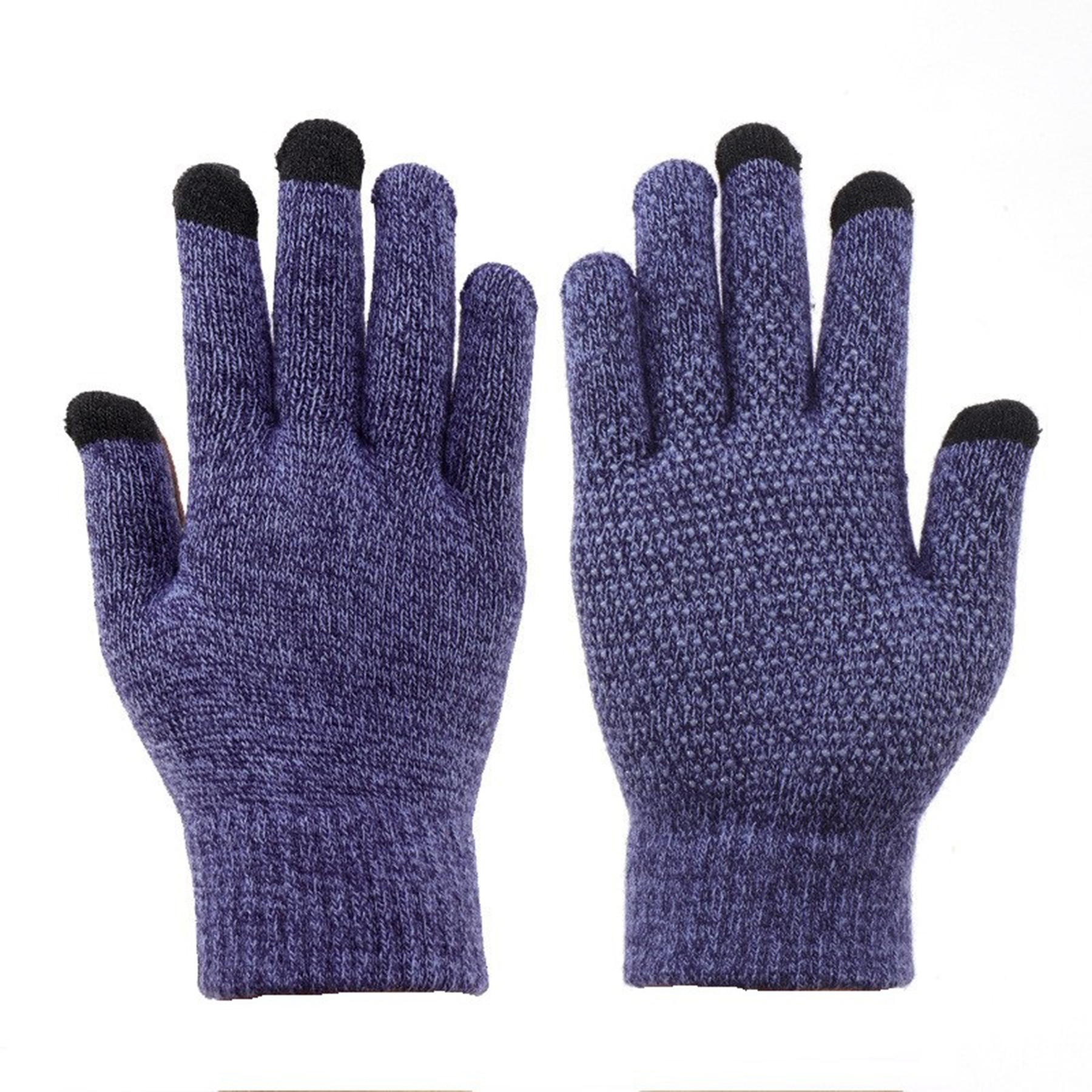 Warm Touch Screen Knitted Gloves 2
