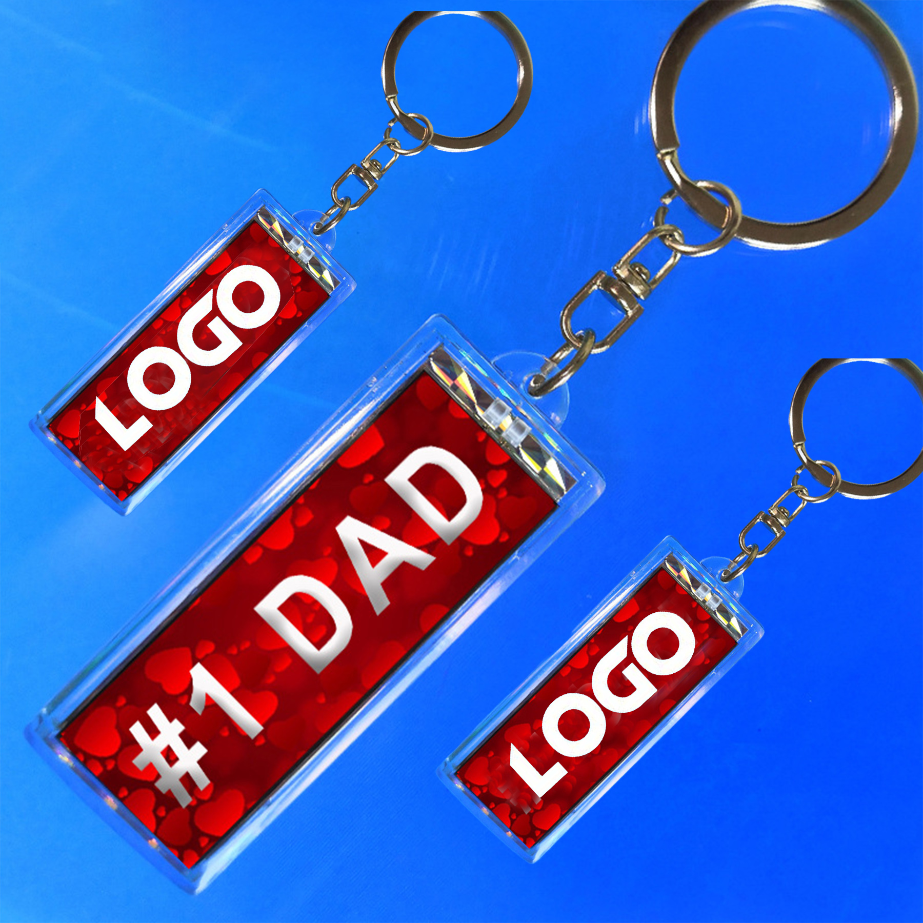 Solar LCD Key Chains