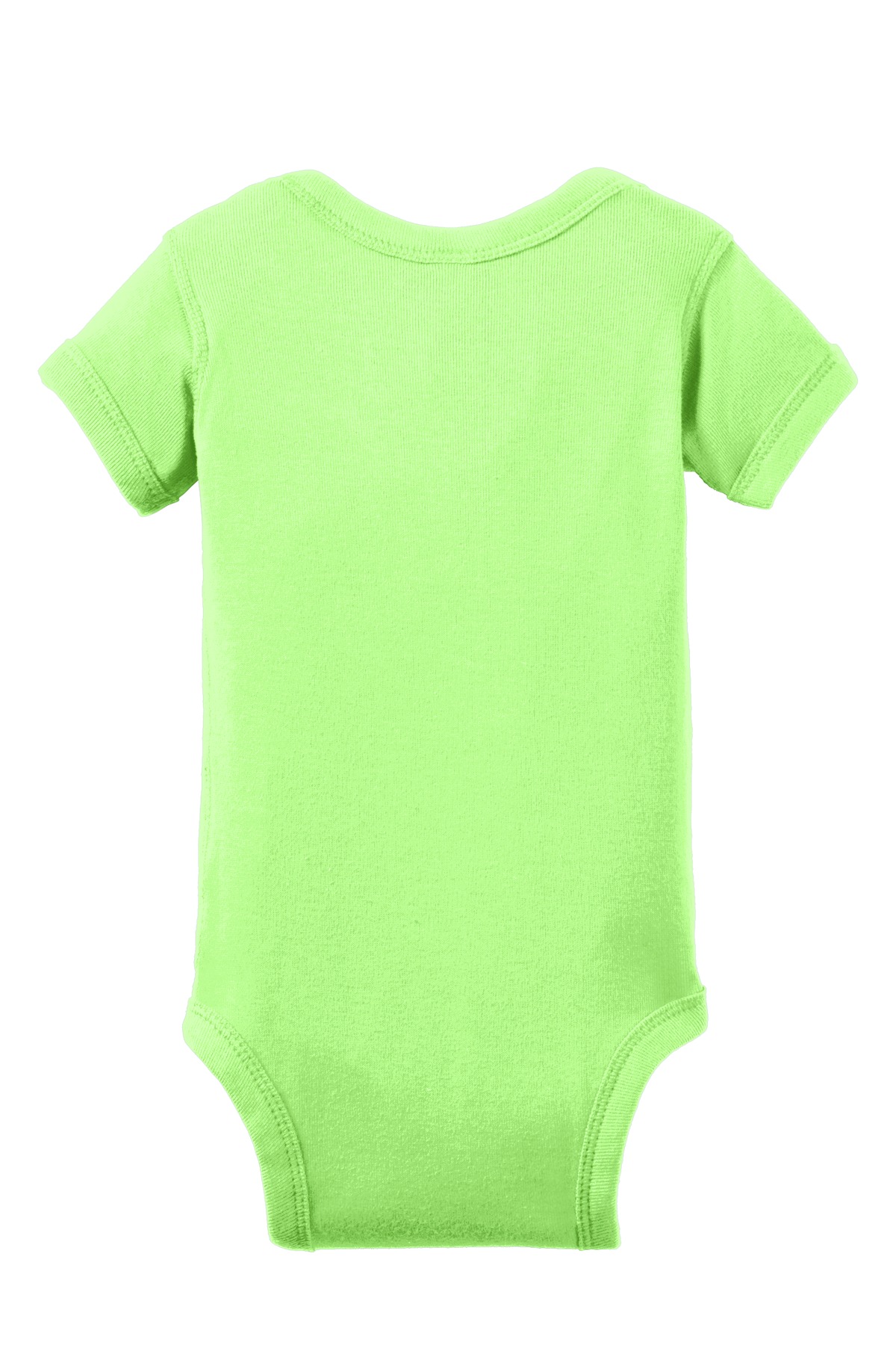 Rabbit Skins Infant Short Sleeve Baby Rib Bodysuit. RS4400 105