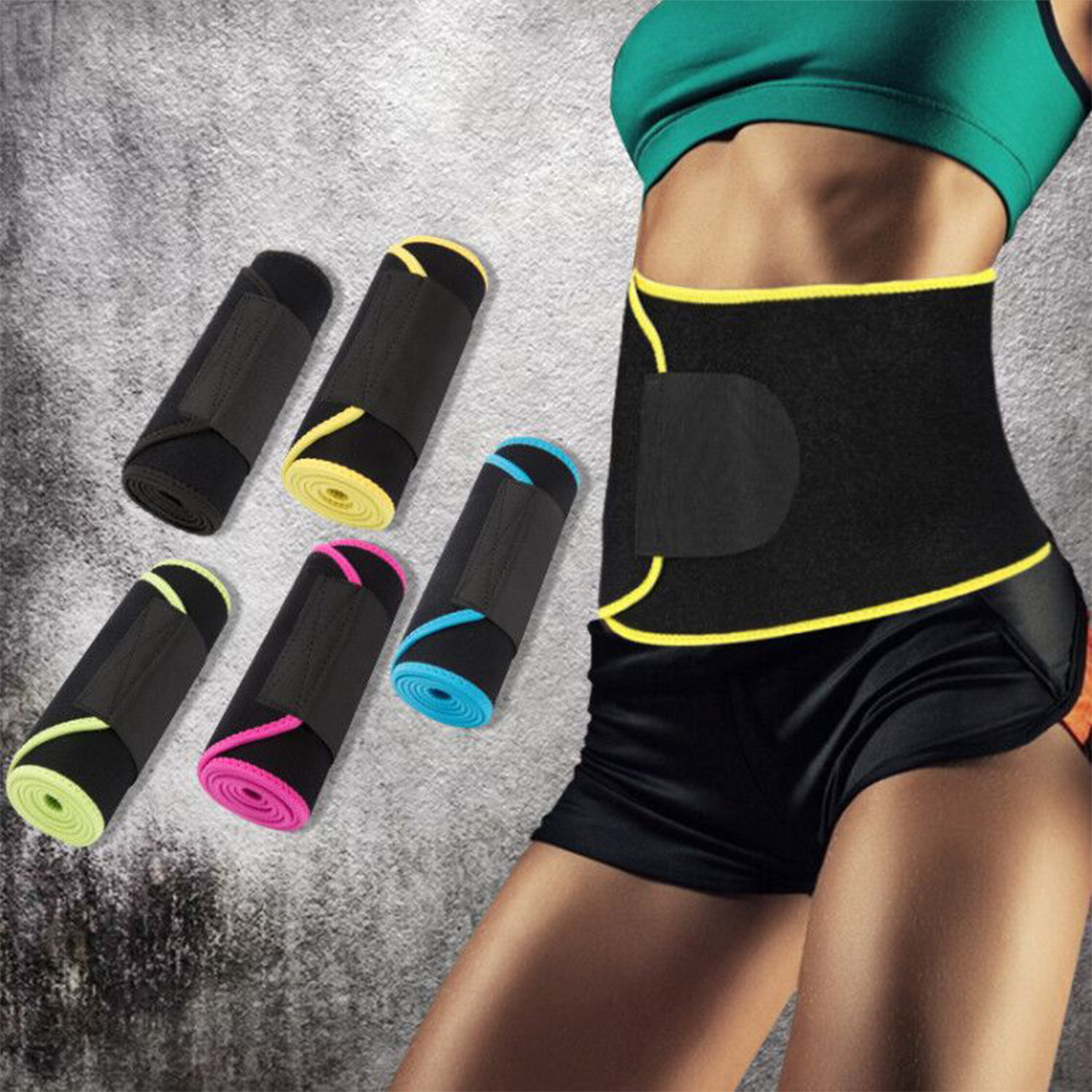Rubber Breathable Waist Protection Belt 2