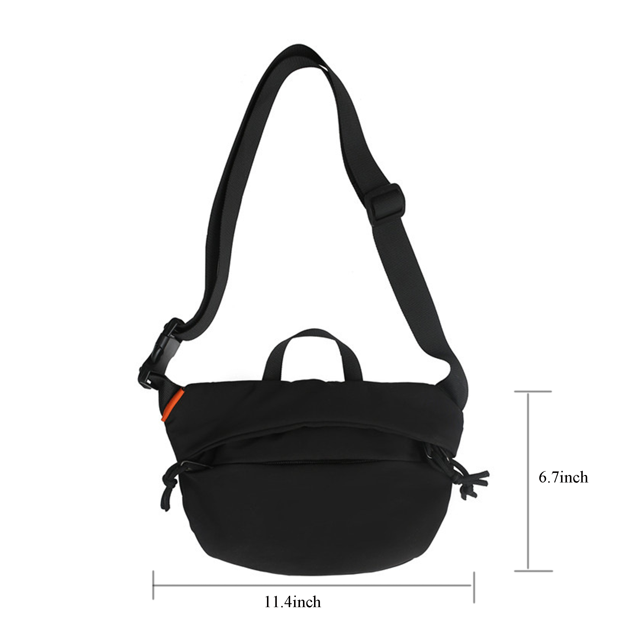 Unisex Adjustable Nylon Sport Crossbody Bag 4