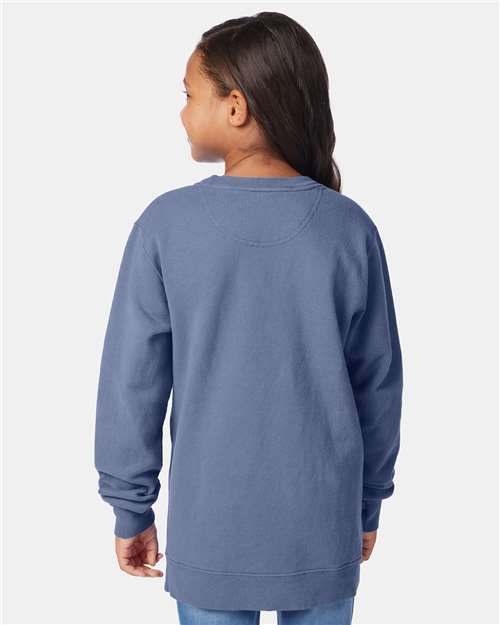 Youth Garment-Dyed Crewneck Sweatshirt - GDH475 12