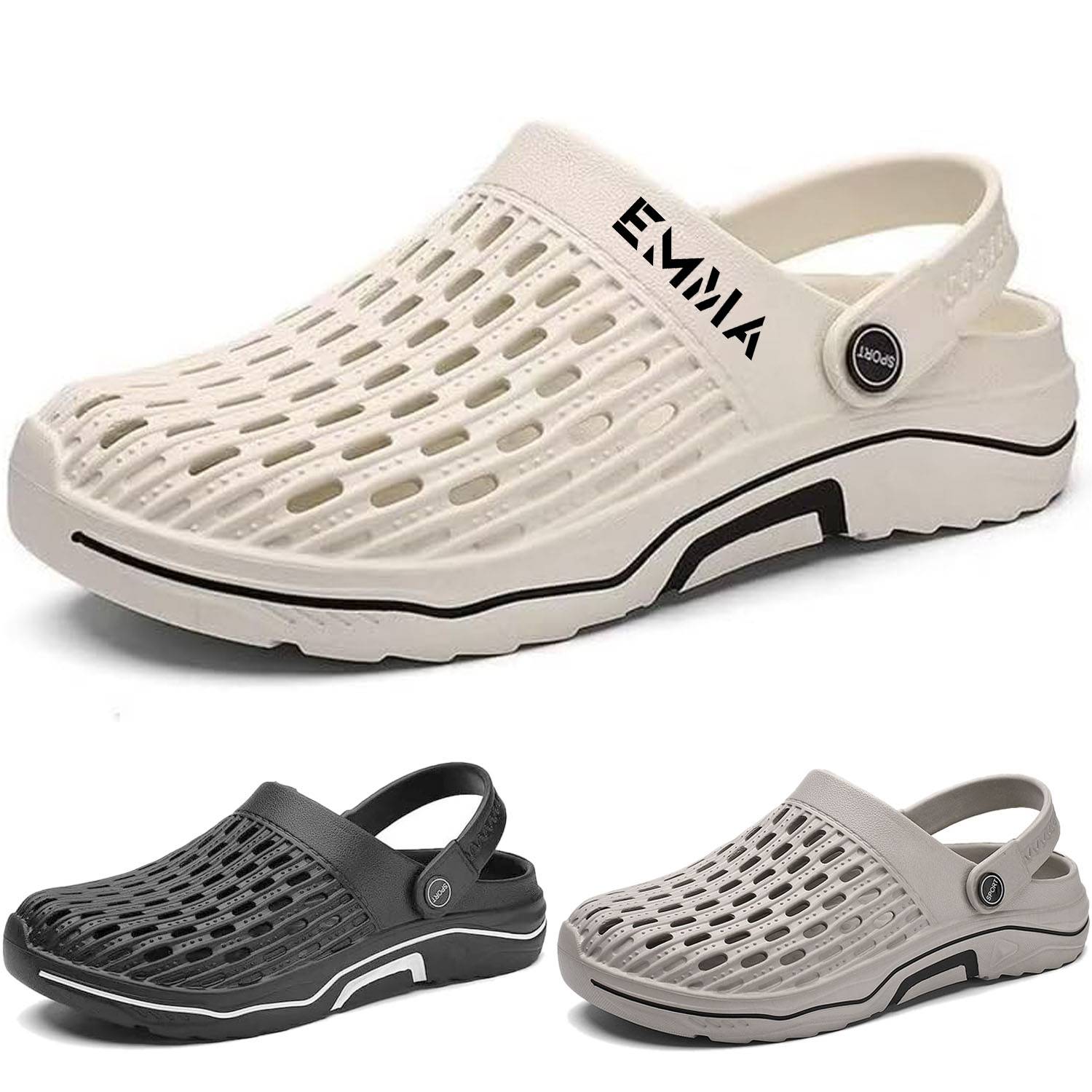 Men's Closed Toe Soft Summer Sandals for Beach Fishing Walk 17