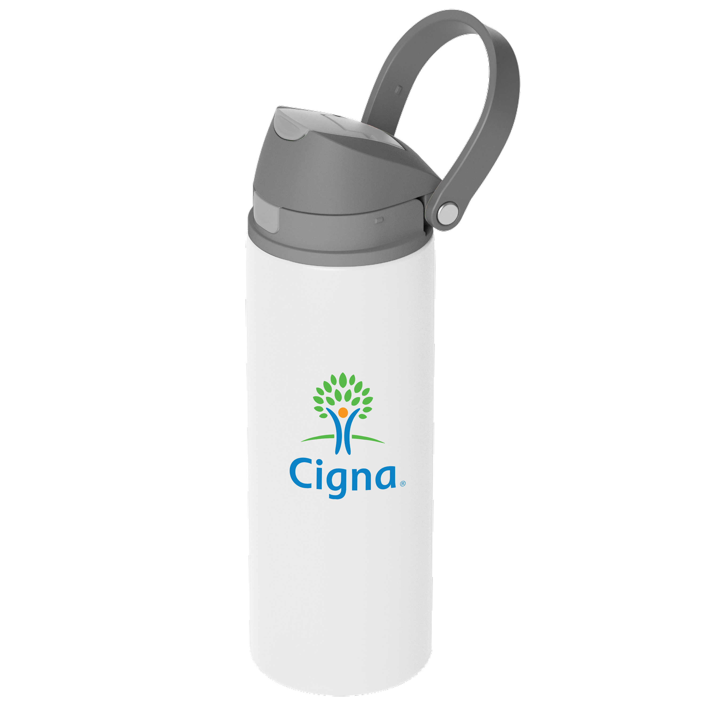 Chug & Sip 24oz Double-Wall Stainless Bottle, custom water bottle with logo imprint 15