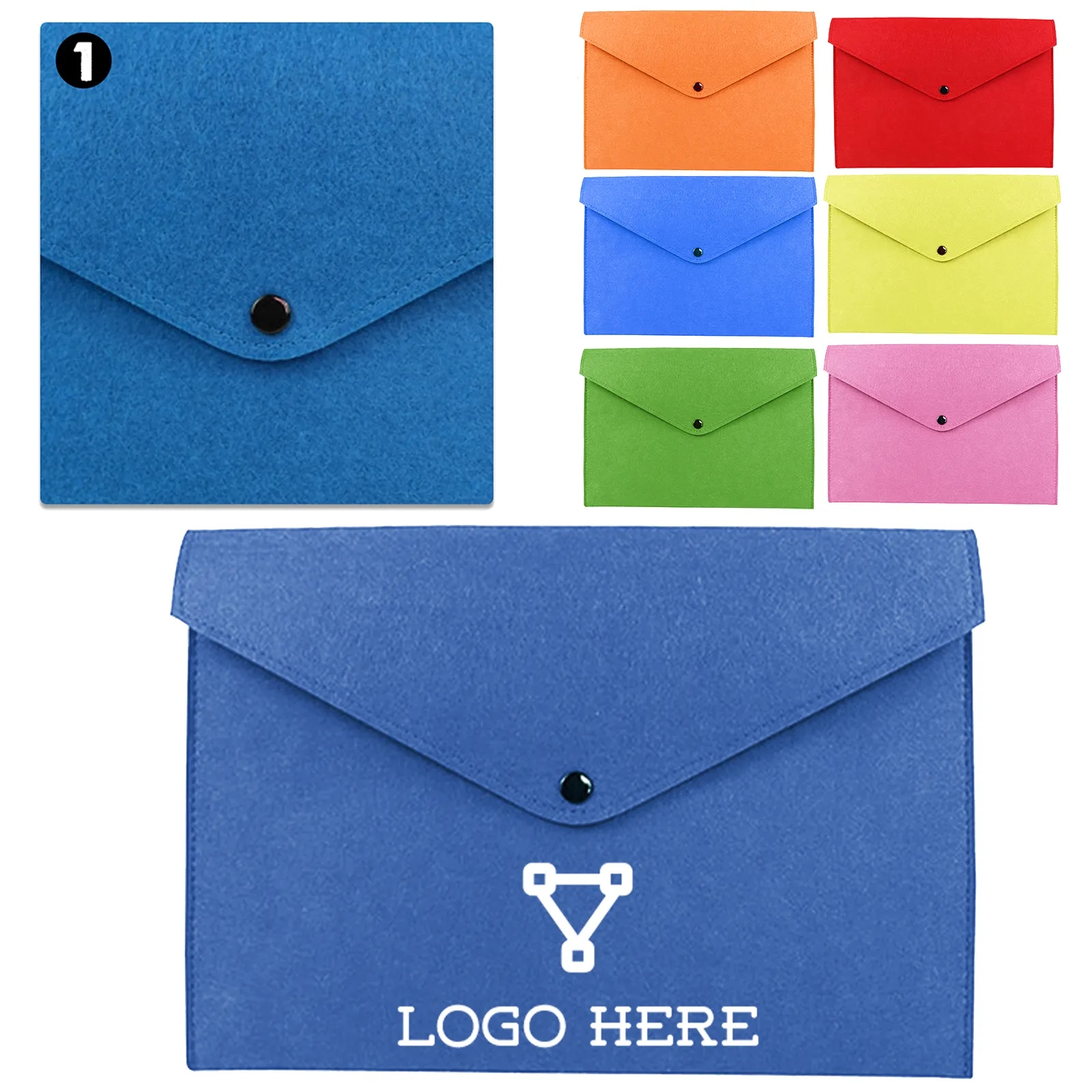 Velvet-Touch Document Envelope Folder 4