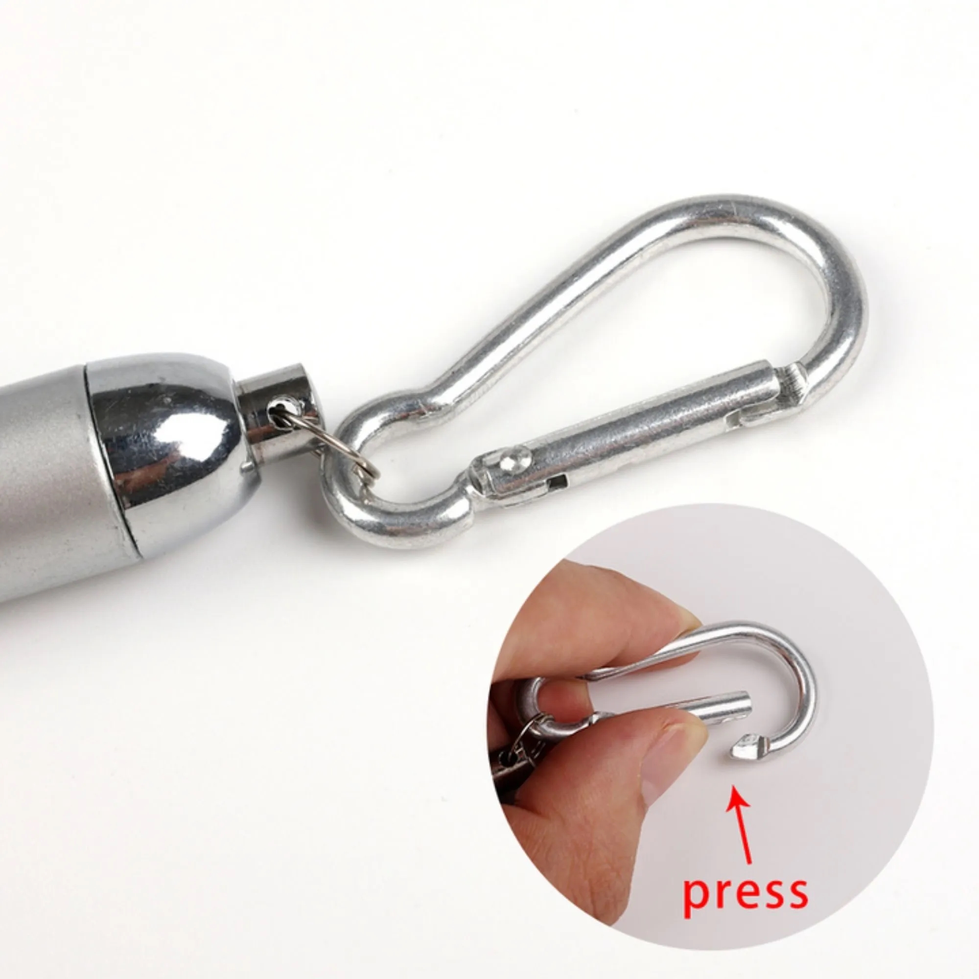 Portable Mini LED Flashlight Keychain 7