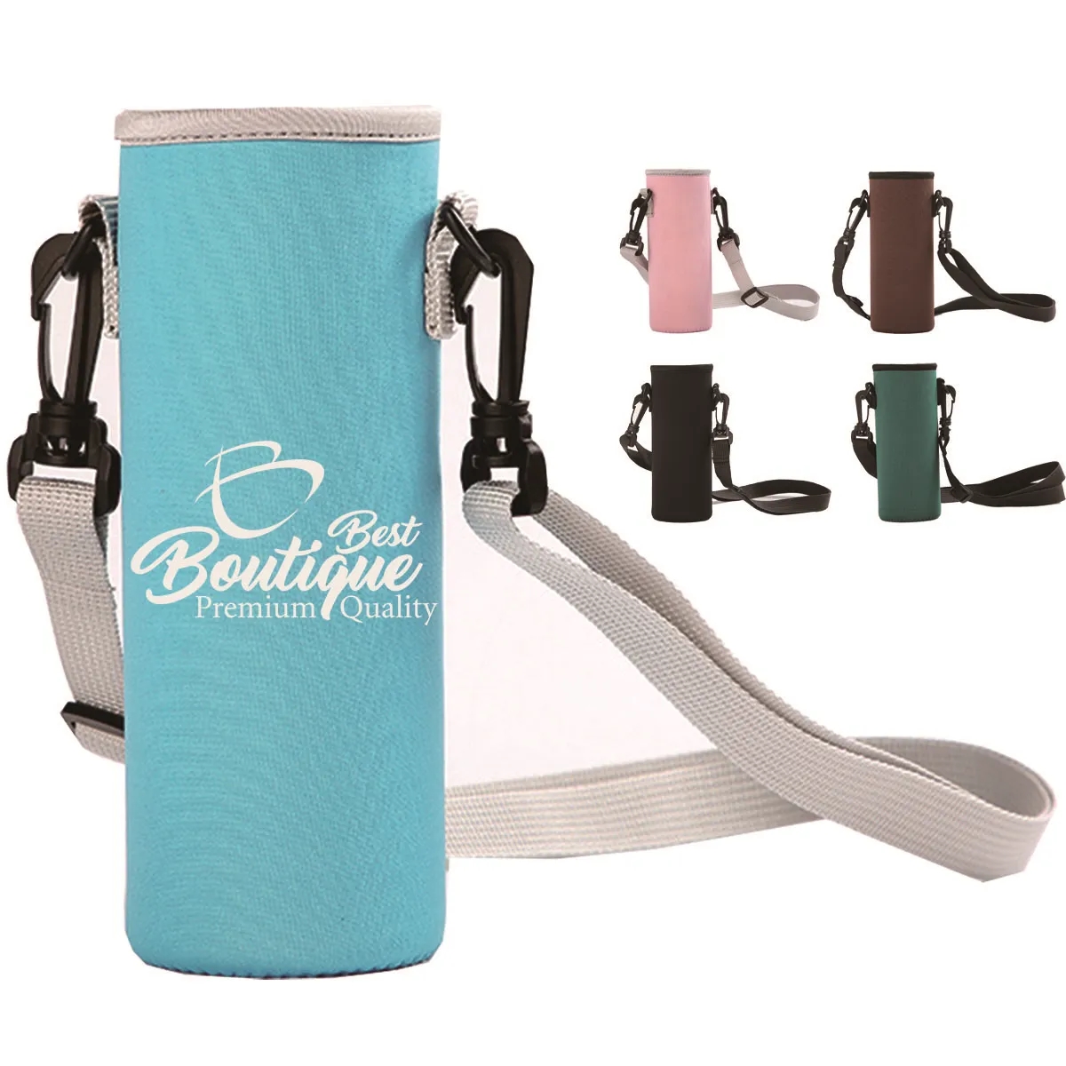 Portable Insulated Hiking Water Bottle Sling Carrier Bag 1