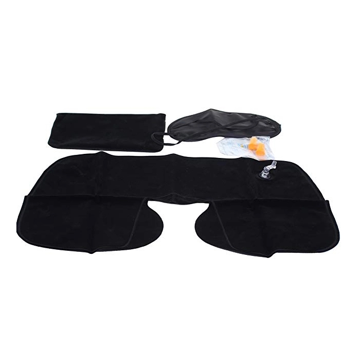 Travel Pillow Kit with Ear Plugs and Eye Mask 7