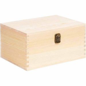 Natural DIY Rustic Wooden Craft Box 2