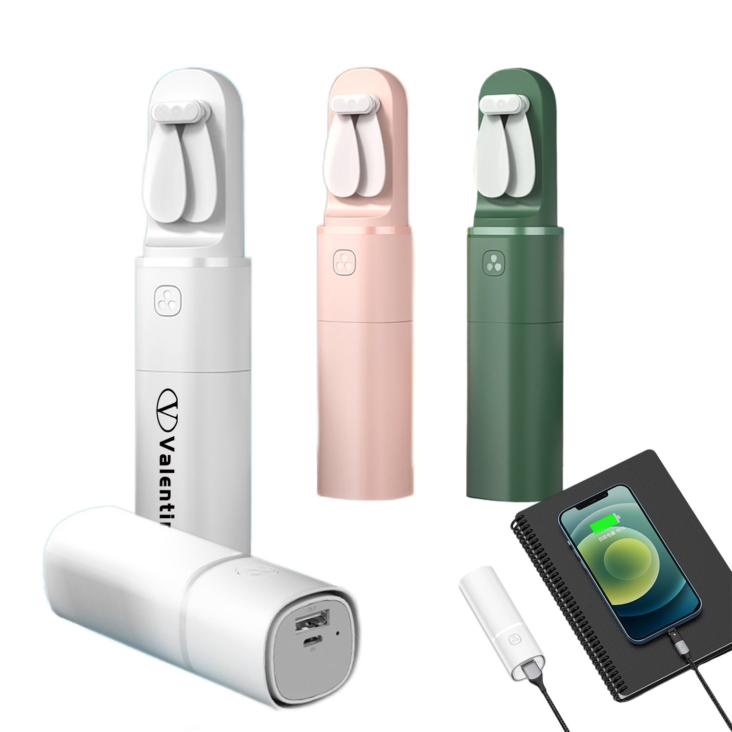 2-In-1 Mini Fan & Power Bank 3