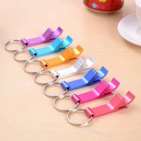 Aluminum Bottle Opener With Key Ring 3
