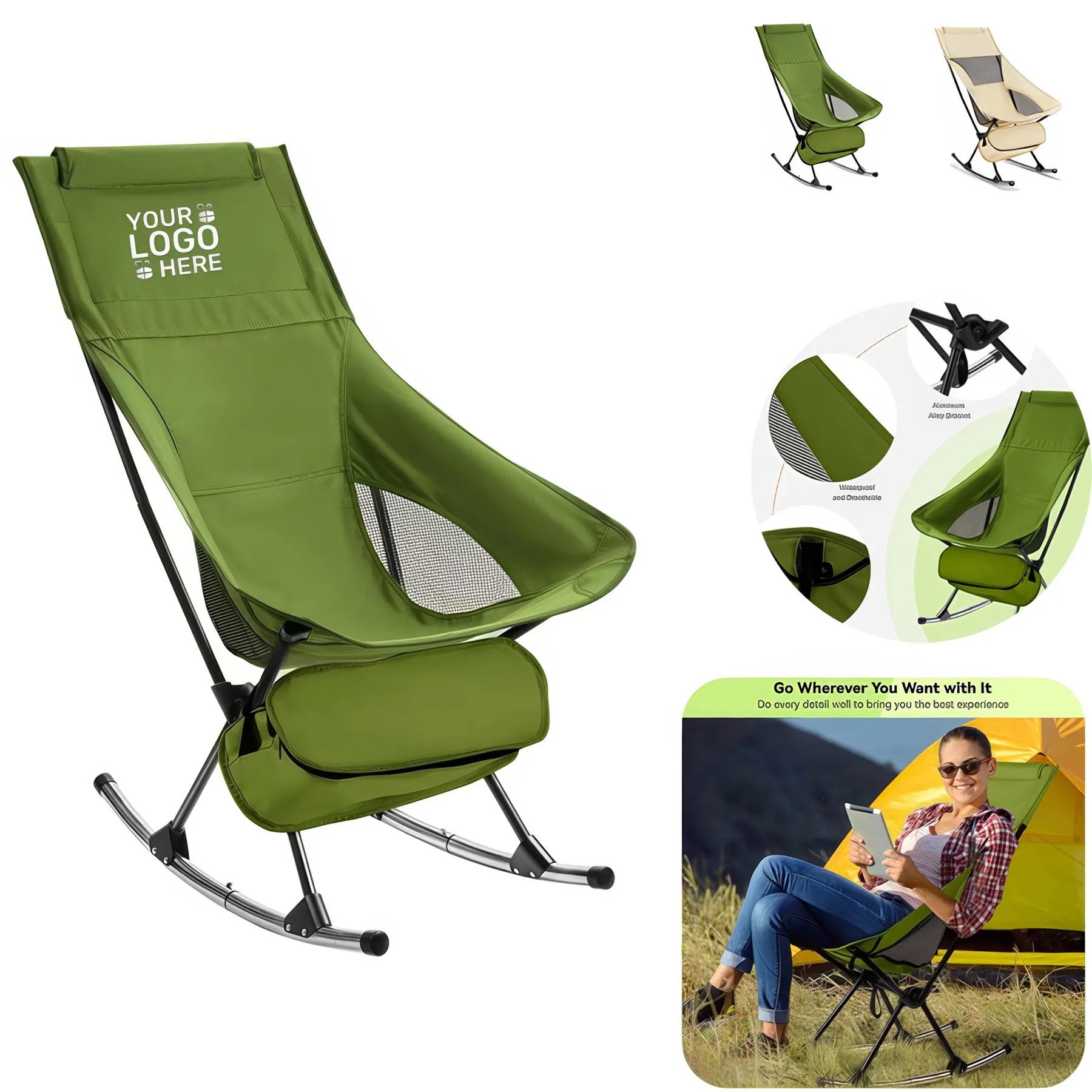 Portable Folding Rocking Chair 5