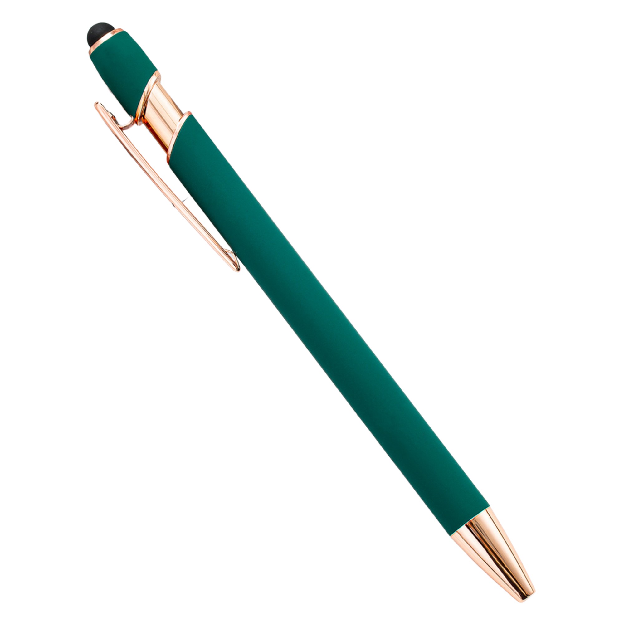 Plastic Metal Dual Function Stylus Ballpoint Pen 5.63" 4