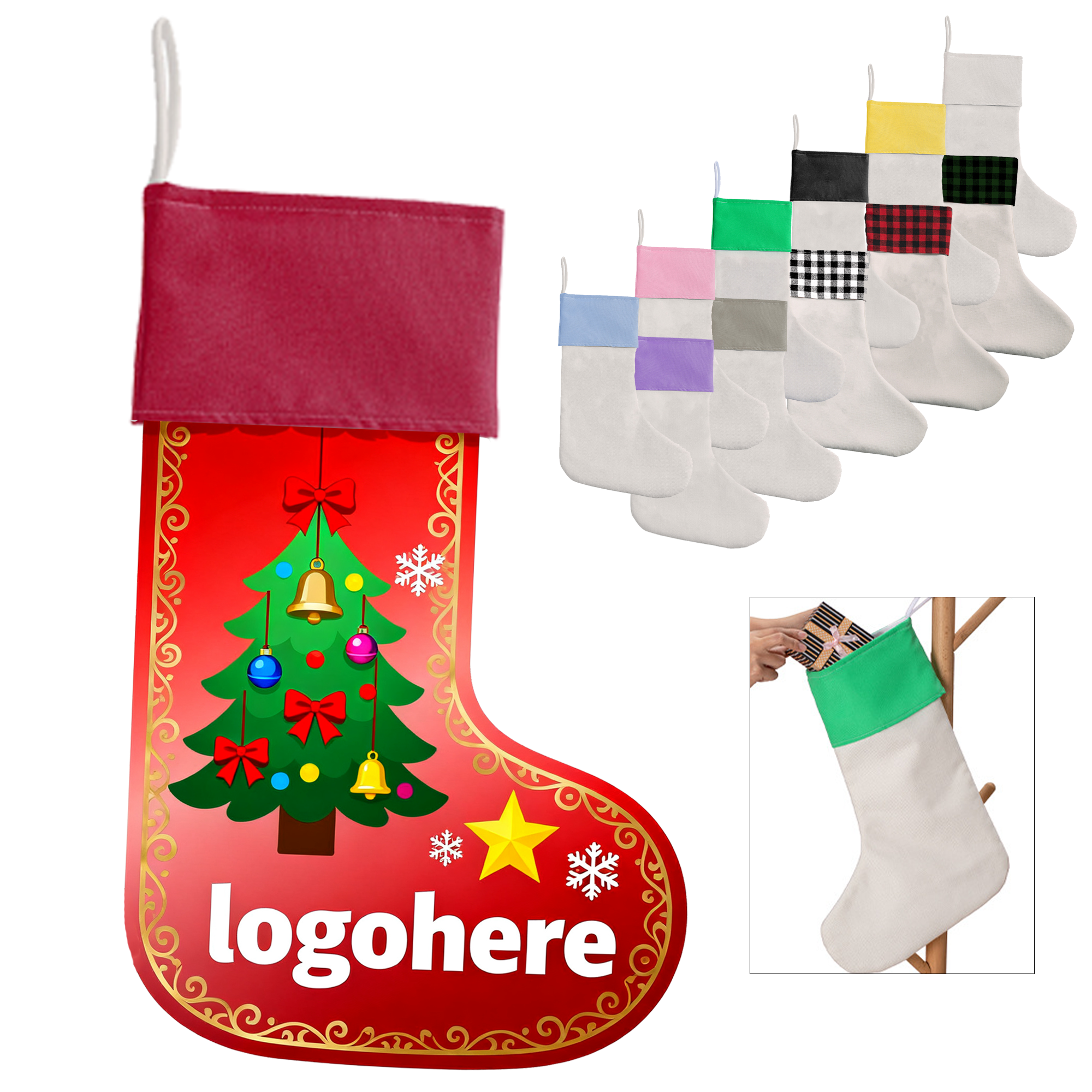 Personalized Heavyweight Christmas Stocking 2