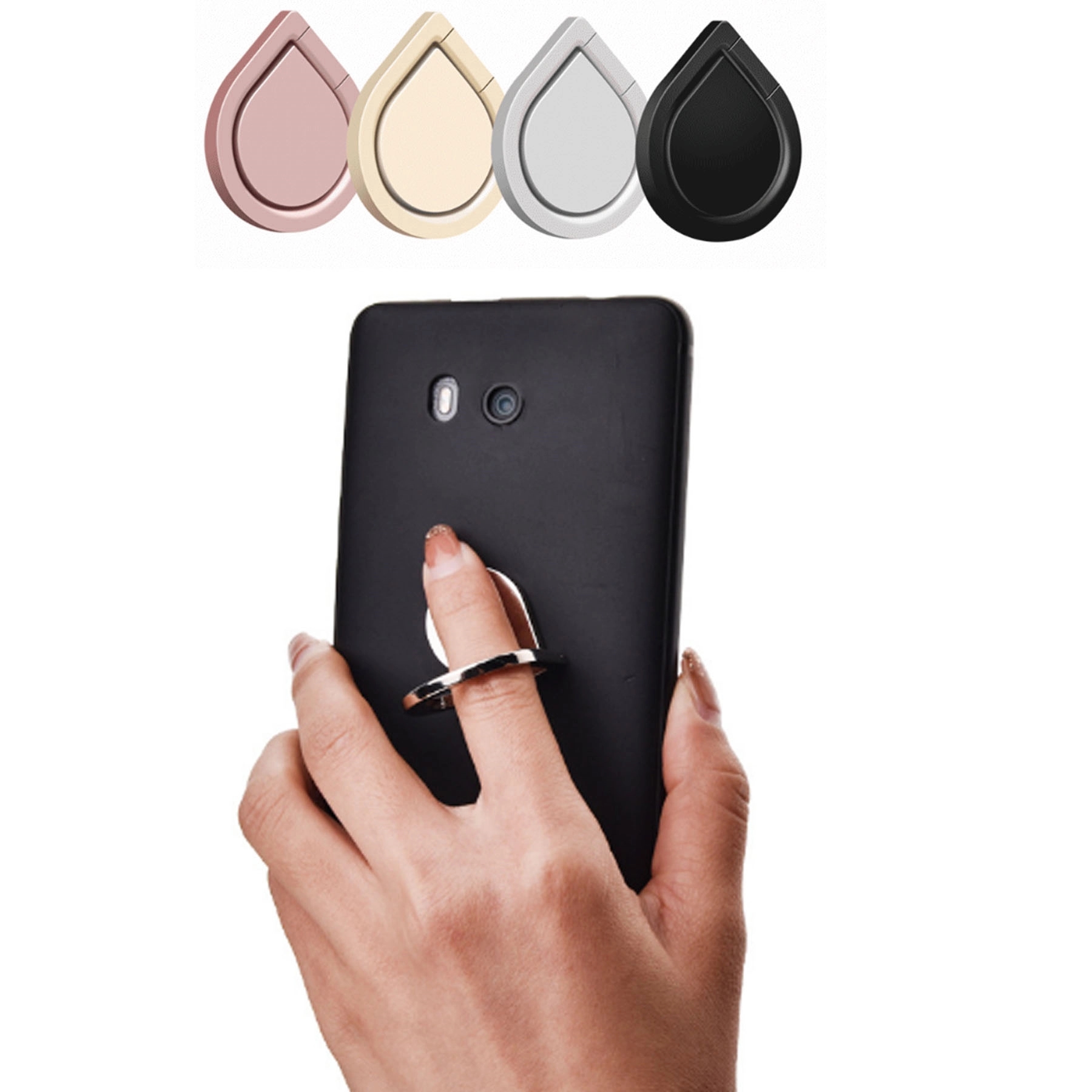 Teardrop Aluminium Cell Phone Stand Grip Holder 3