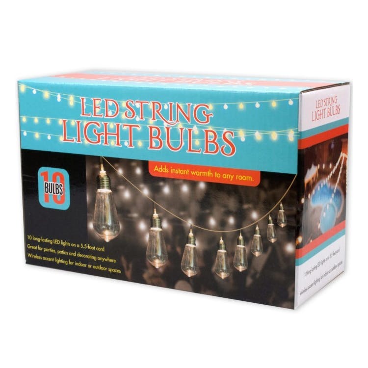 Outdoor String LED Light Sets - 10 Set 5.5' Cord 2