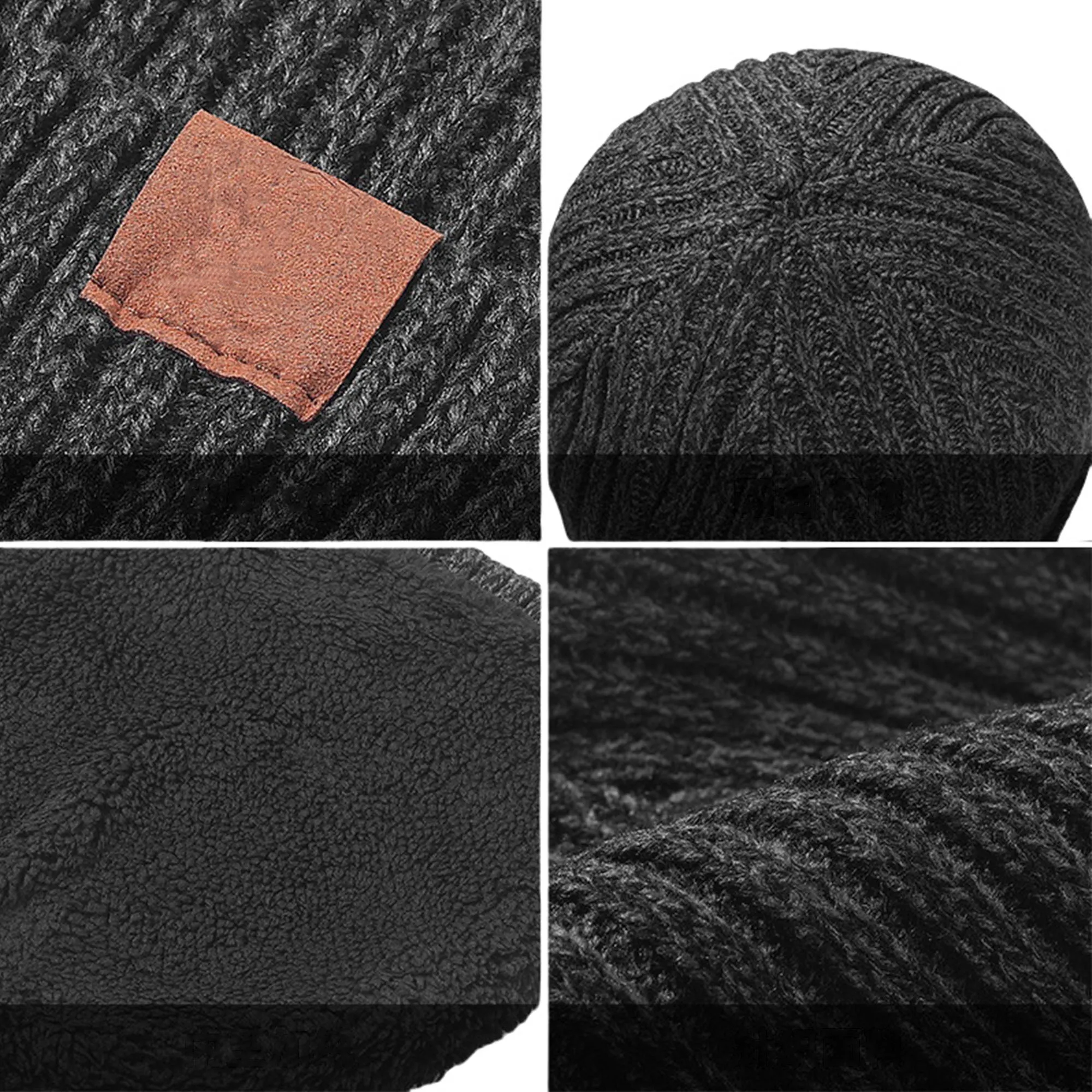 Warm Knitted Beanie Hat 2