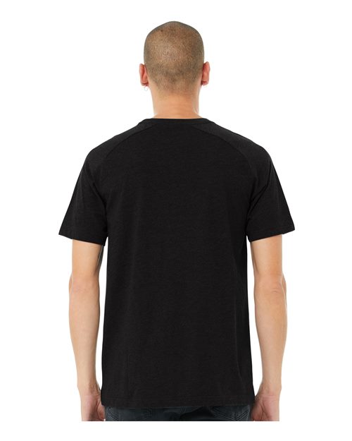 Men's Heather CVC Raglan Tee - 3201 71