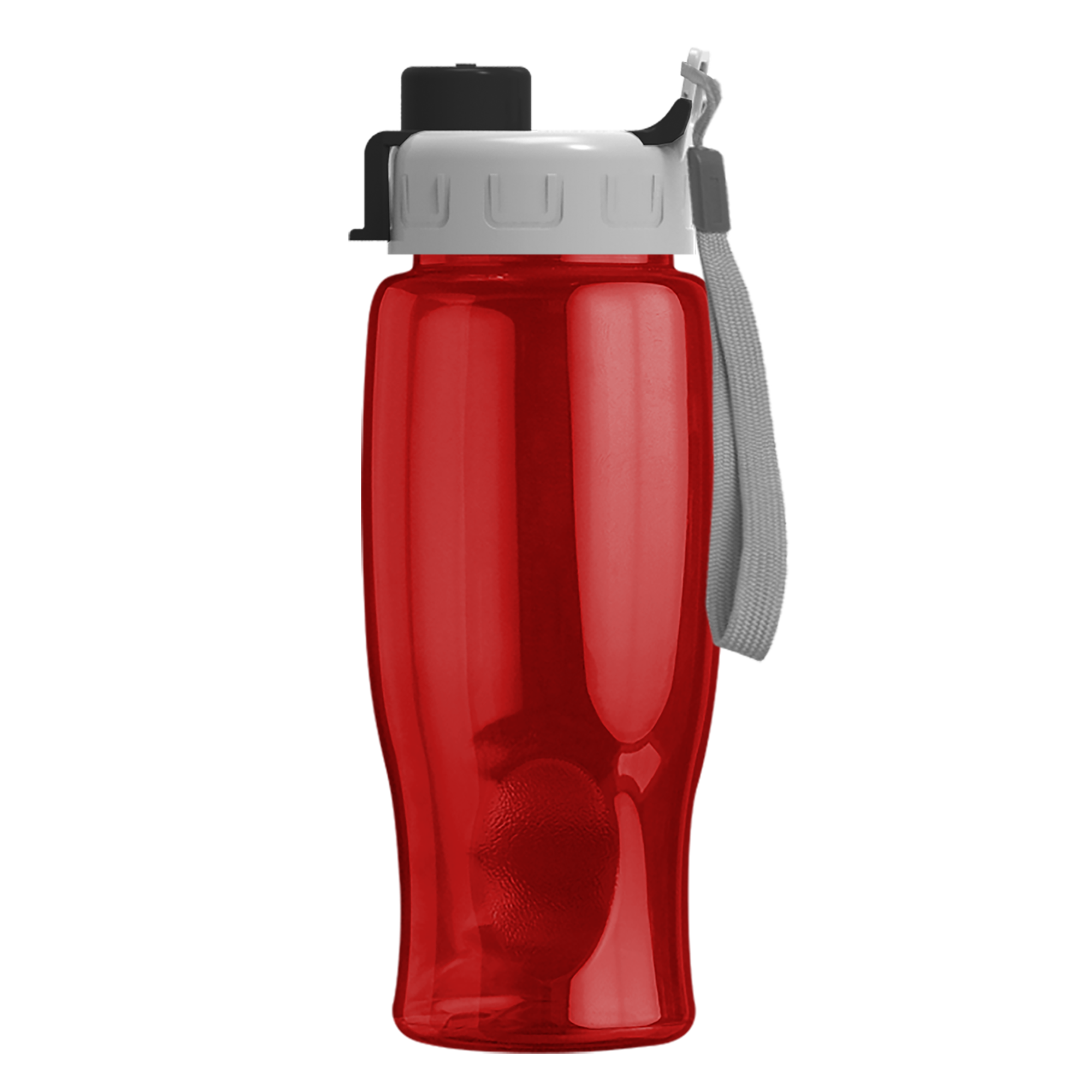 Poly-pure - 27 oz. Transparent Bottle with Quick Snap 21
