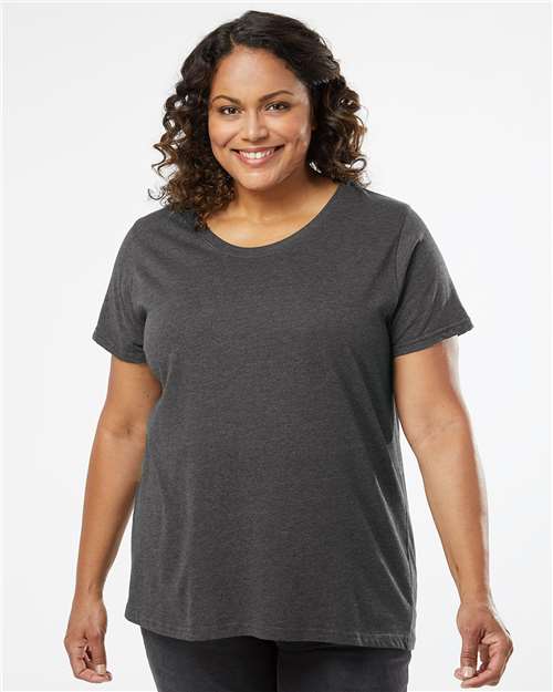 Women's Curvy Collection Fine Jersey Tee - 3816 159