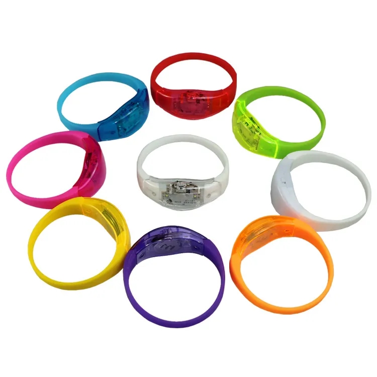 LED Light Up Flashing Bracelets 4