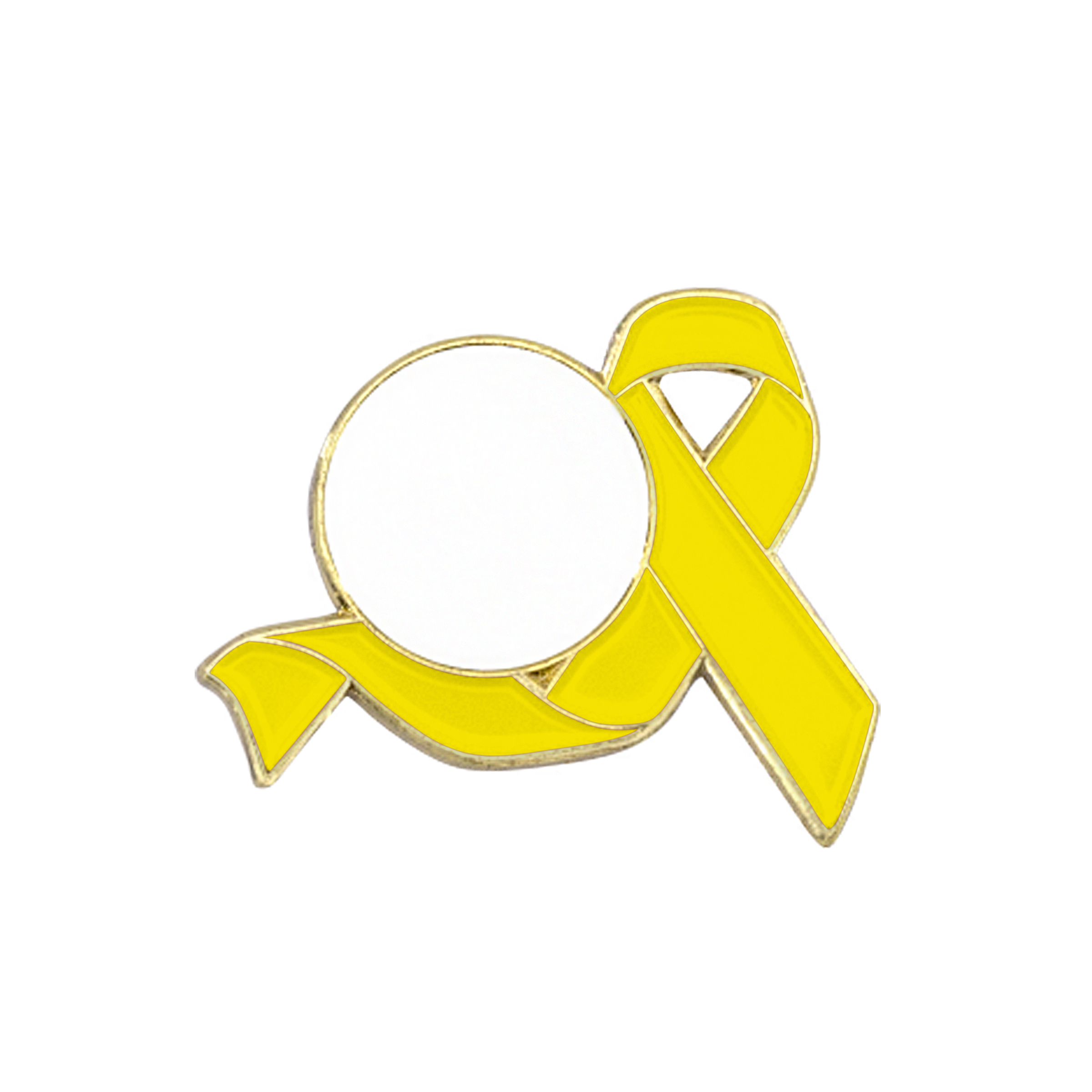 Awareness Ribbon Lapel Pins w/ Custom Logo 23