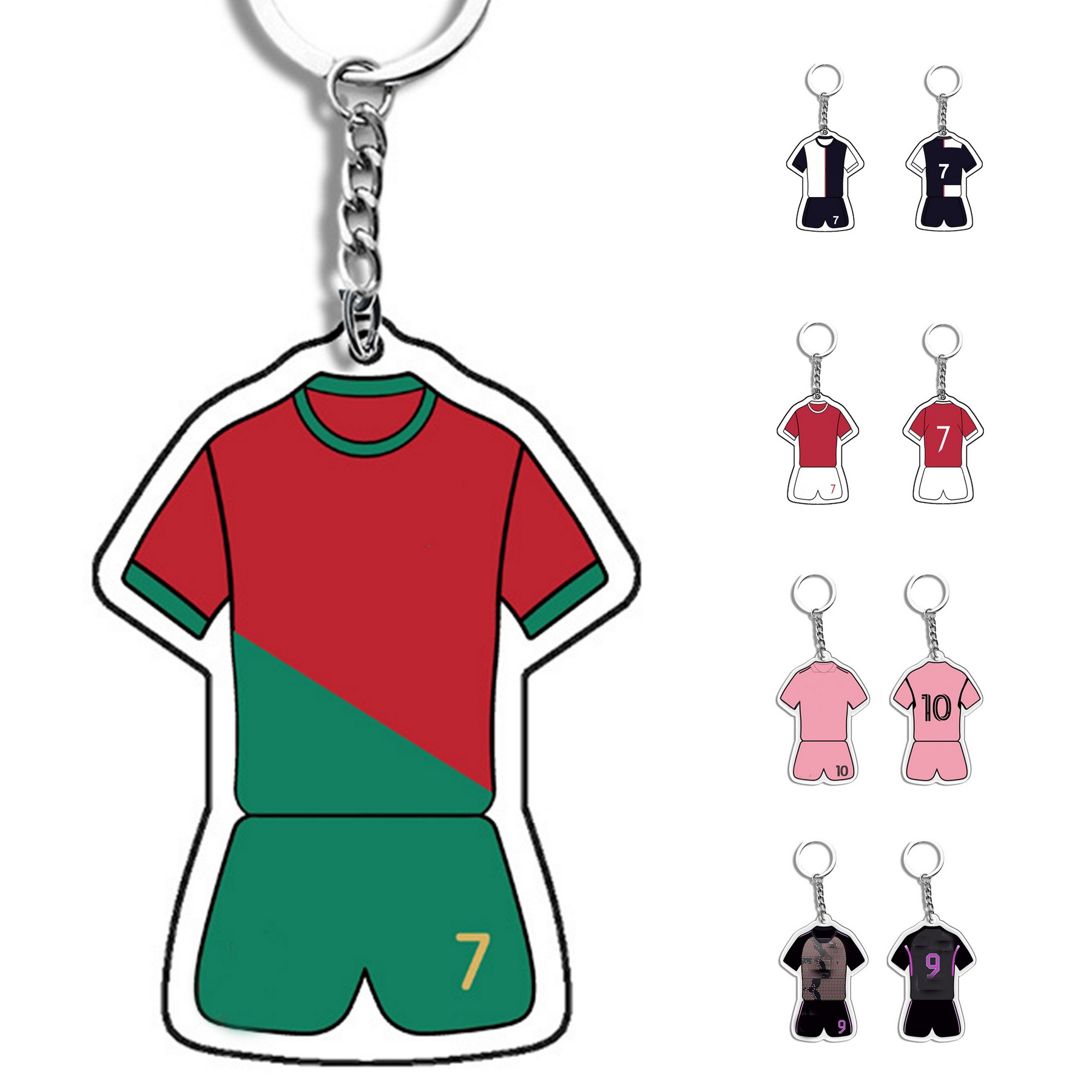 2" Custom 2D Acrylic Keychain– Full Color 7