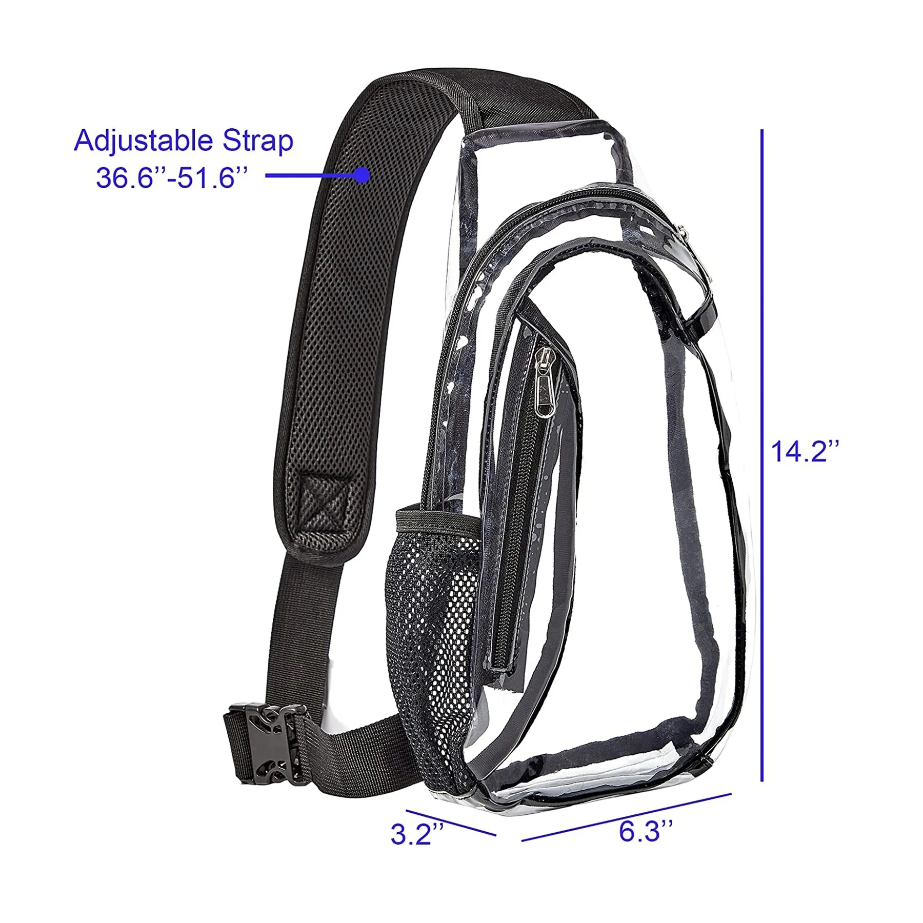 PVC Crossbody Clear Sling Bag 4