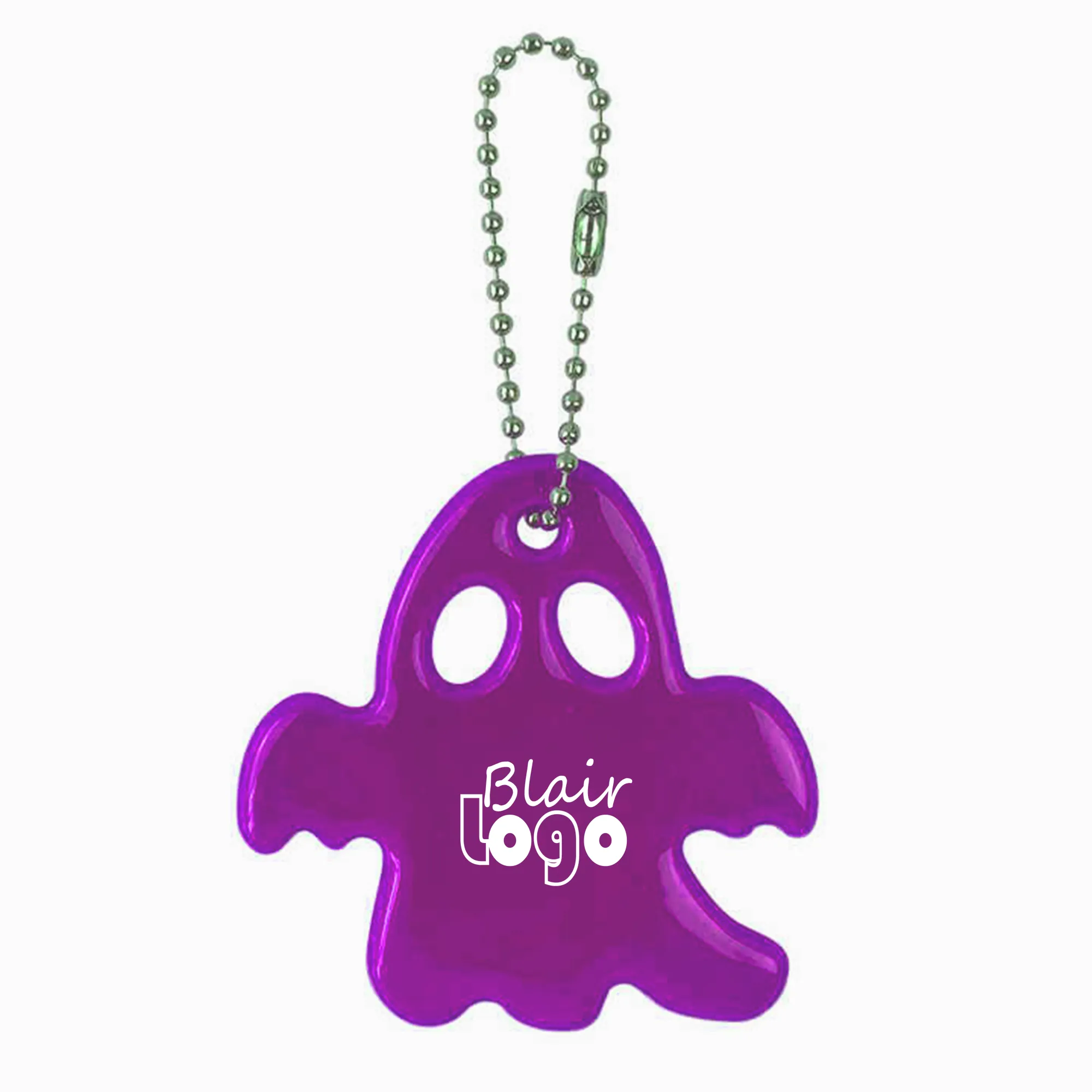 PVC Reflective Ghost Keychain 5