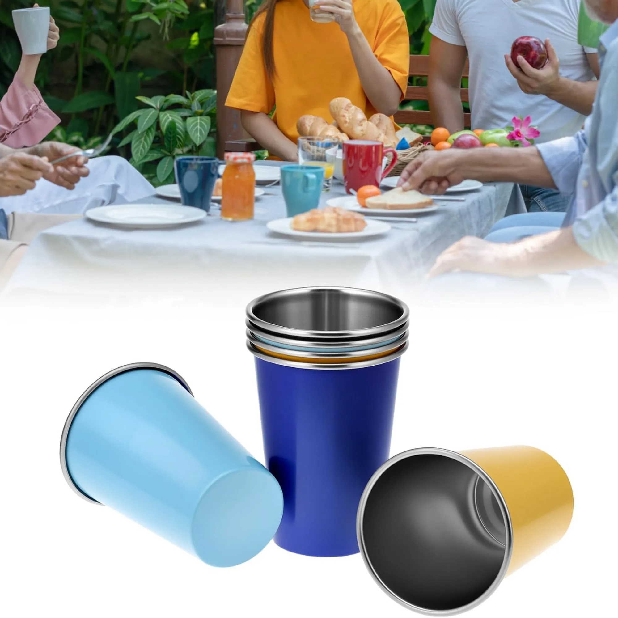 16oz Stainless Steel Stackable Tumblers 3
