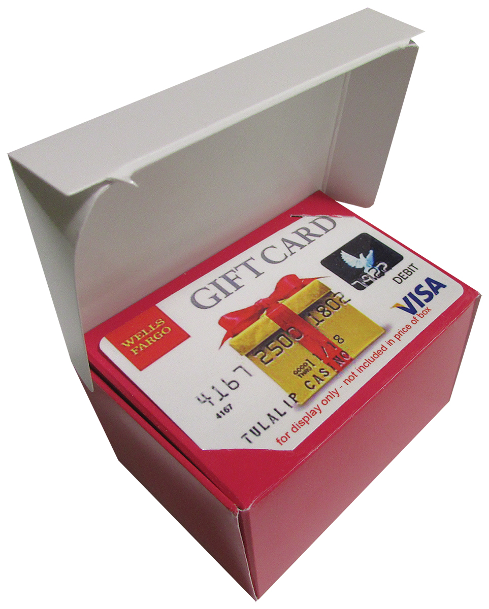 Mini Fold Above Box - Gift Card Holder 2
