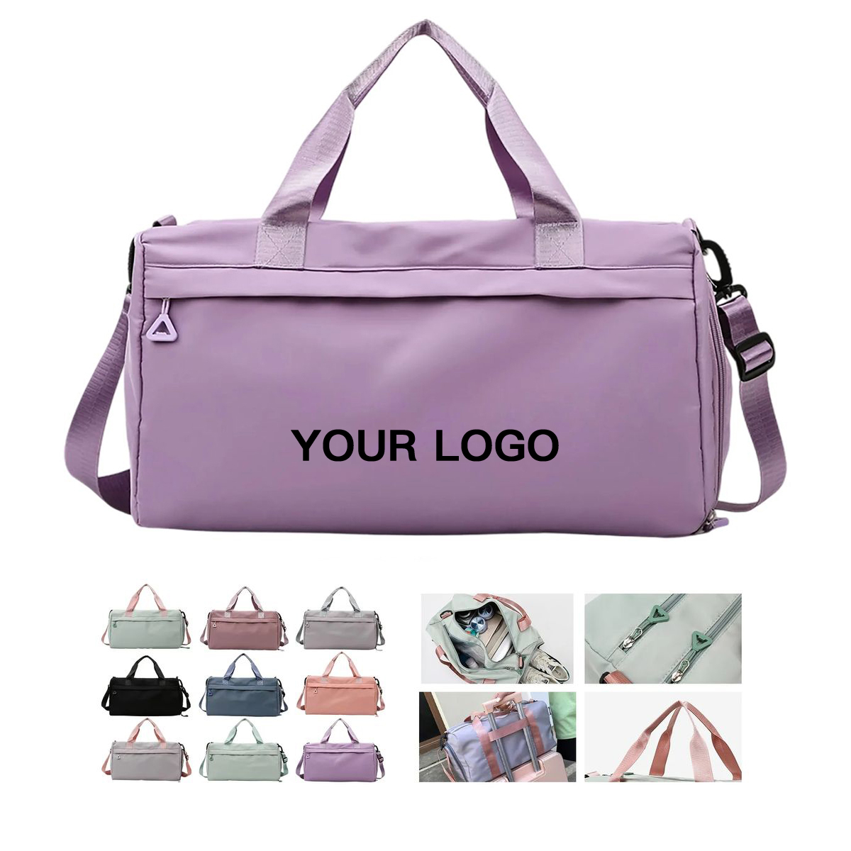 Oxford Sports Tote with Polyester Lining and Large Capacity 2