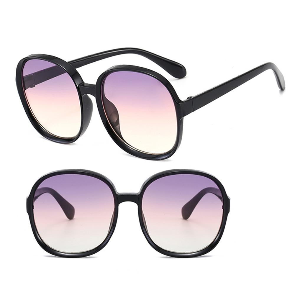 Big frame round retro sunglasses 3