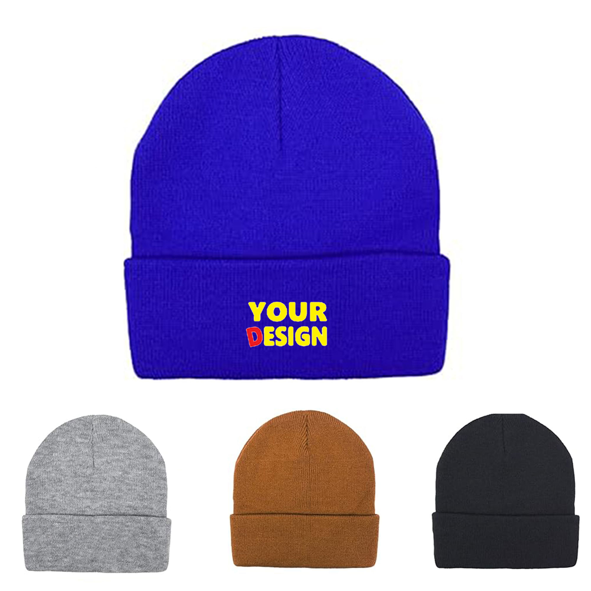 Unisex Beanie Winter Knitted 2