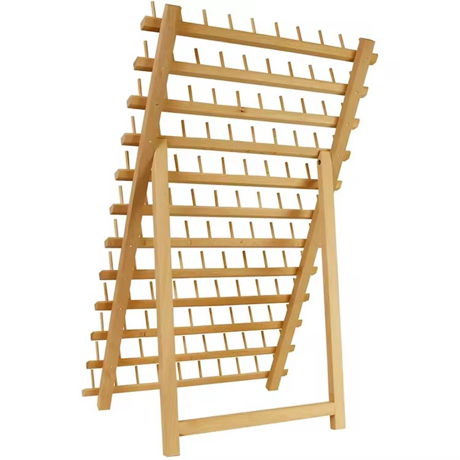Wooden 120-Spool Sewing and Embroidery Thread Rack 4
