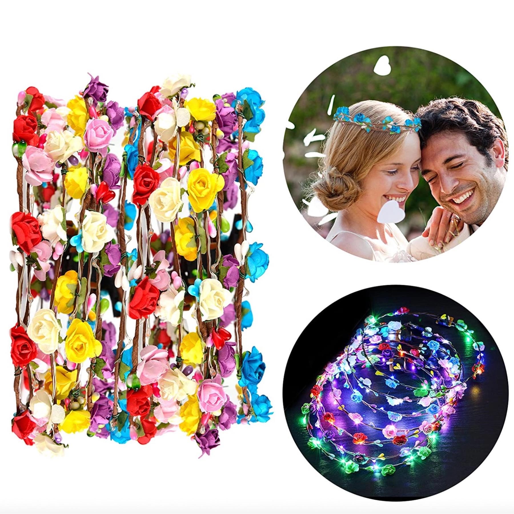 LED Flower Crown Headdress 3