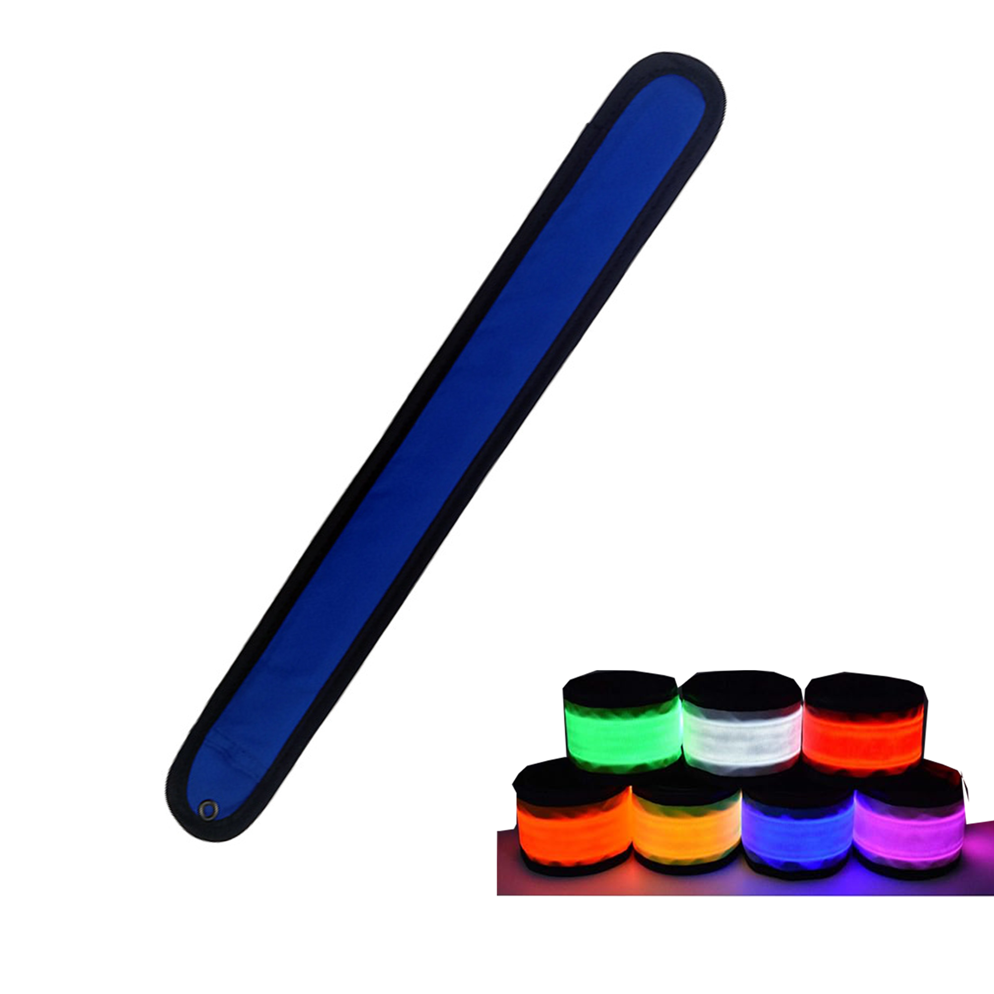 Slap Bracelets with LED - Visible at Night 5